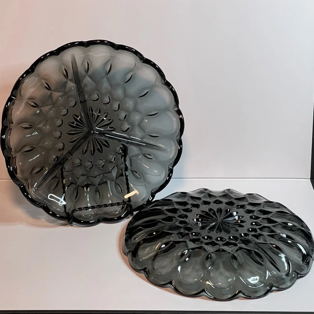 Vintage Anchor Hocking Divided Dishes - Picture 1 of 10